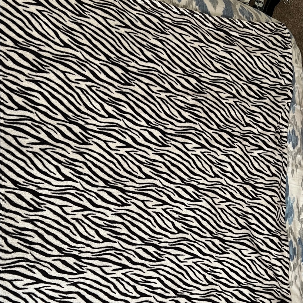 Zebra Print Blanket